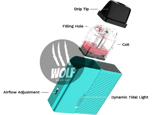 Visão Ampla Vaporesso XROS NANO na Wolf Shop