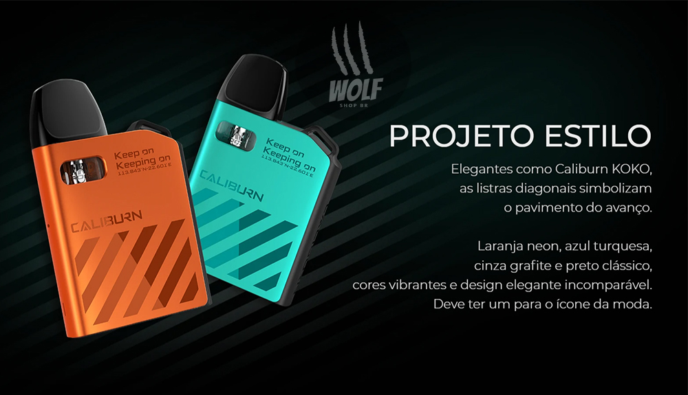 Estilo Pod System UWELL Caliburn AK2 na Wolf