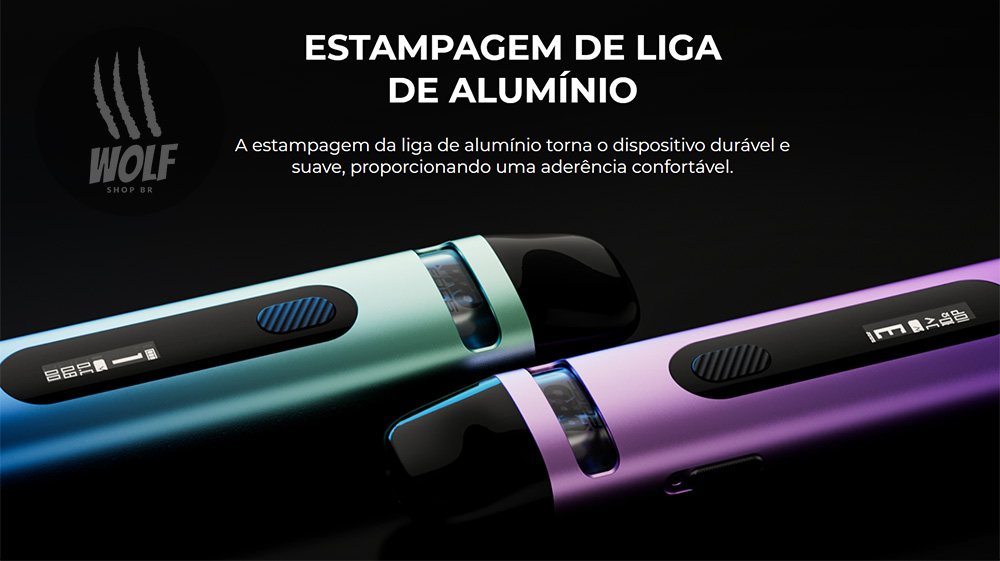 Liga de Alumínio Pod System UWELL Caliburn X na Wolf