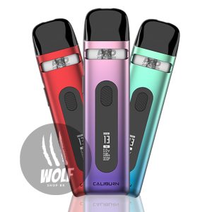 Principal Cores Pod System UWELL Caliburn X Tinta Azul na Wolf