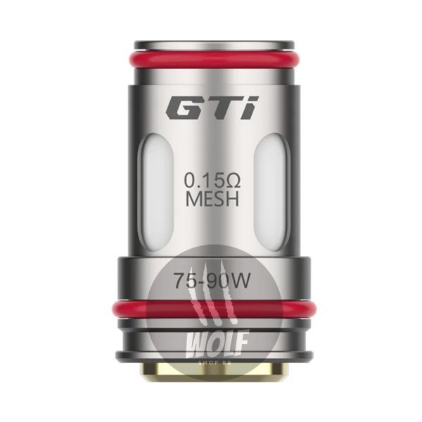 Cartucho de Reposição Vaporesso GTI Coil 0.15Ω Mesh na Wolf