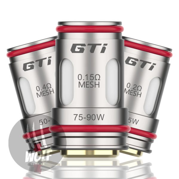 Principal Cartucho de Reposição Vaporesso GTI Coil Mesh na Wolf