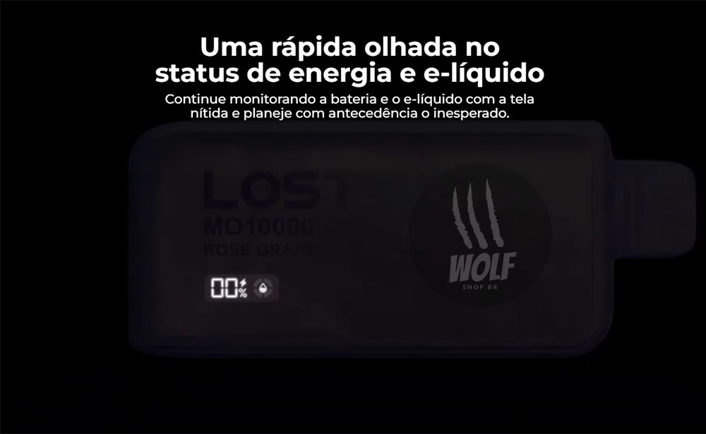 Status do Pod Descartável Lost Mary MO10000 na Wolf