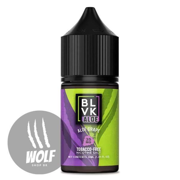 Líquido BLVK Aloe Grape na Wolf