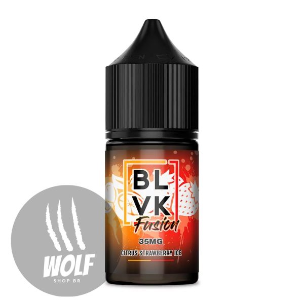 Líquido BLVK Fusion Citrus Strawberry Ice na Wolf