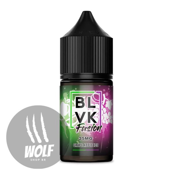 Líquido BLVK Fusion Grape Apple Ice na Wolf