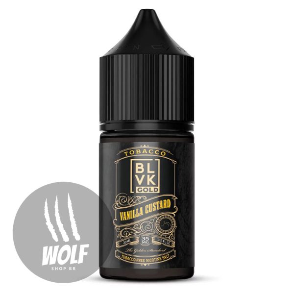 Líquido BLVK Gold Vanilla Custard na Wolf