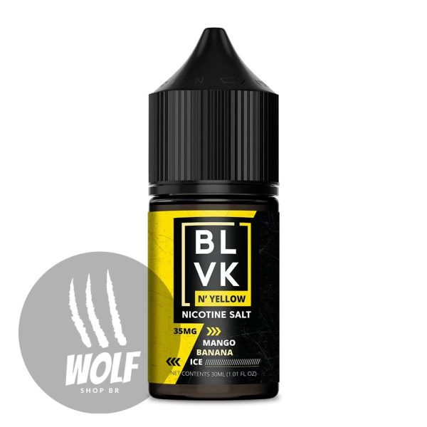 Líquido BLVK N'Yellow Mango Banana Ice na Wolf