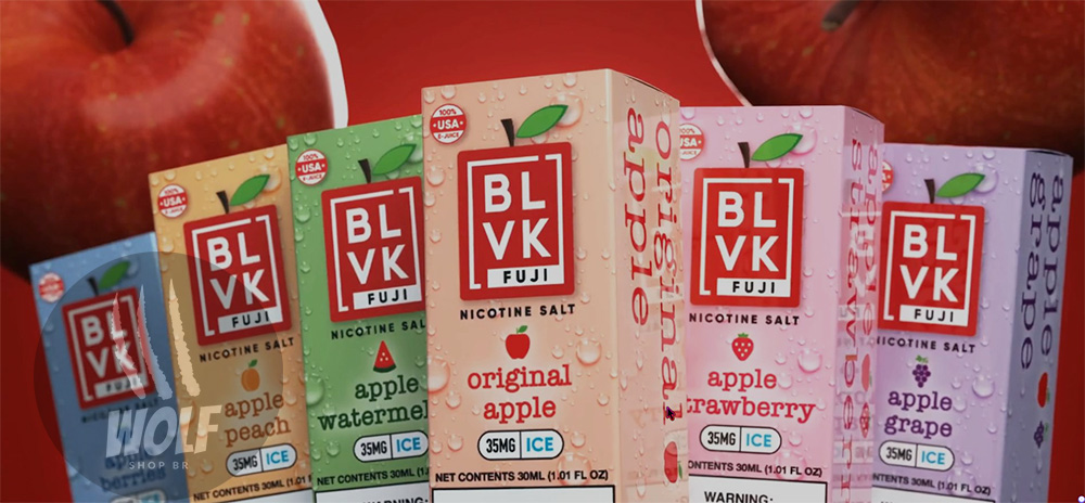 Sabores Alternativo do Líquido BLVK Fuji na Wolf