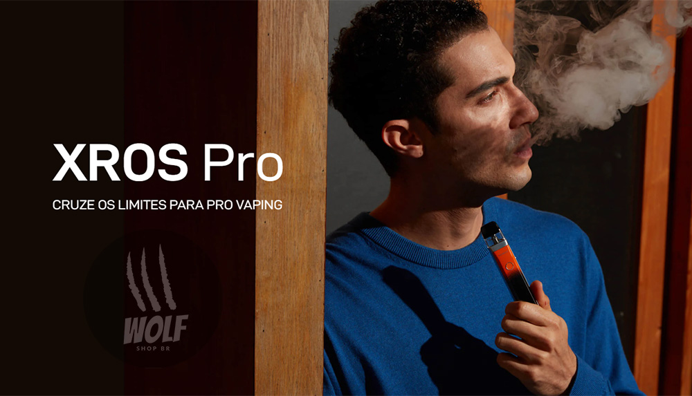 Banner Pod Recarregável Vaporesso XROS Pro Laranja na Wolf