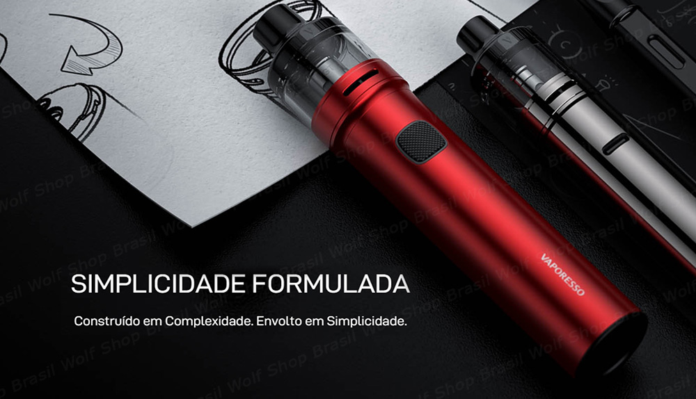 Simplicidade Pod System Vaporesso GTX Go 40 na Wolf