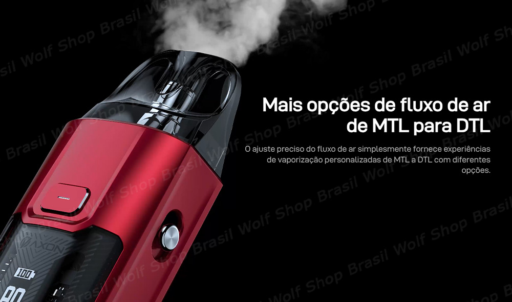 Fluxo de Ar Pod System Vaporesso LURE XR na Wolf