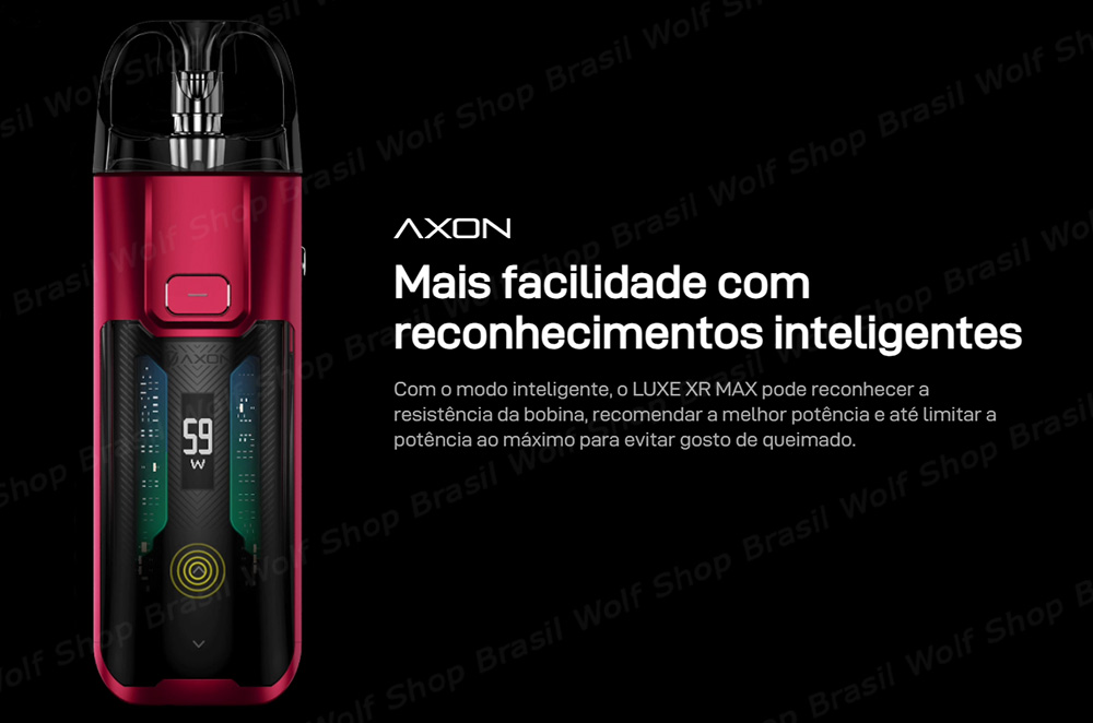 Reconhecimento Inteligente Axon Pod System Vaporesso LURE XR na Wolf